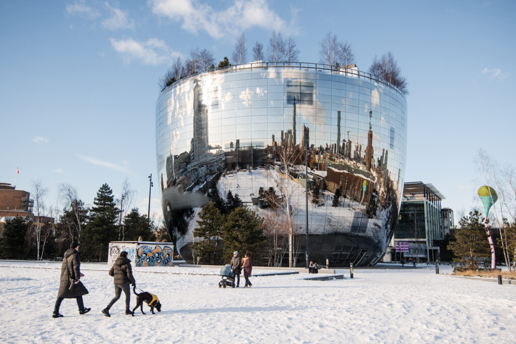 Rotterdam in de winter